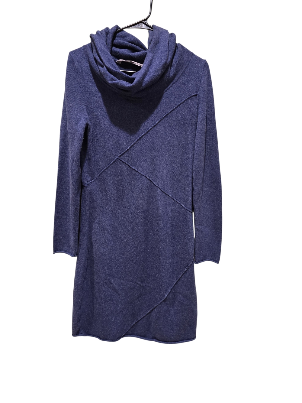 Athleta Camber Cowl Neck Cotton Blend Sweater Dress Size M